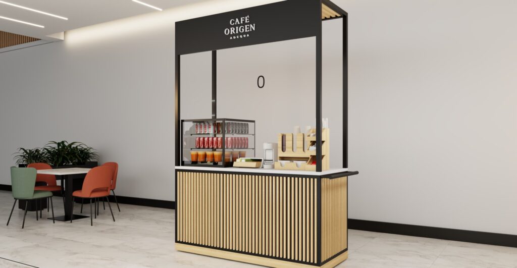 Serunion - Punto Café Origen · Containers y carritos · Hispaflex
